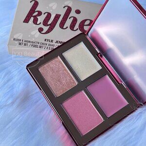 New KYLIE COSMETICS Holiday Reindeer Blush & Highlighter Cheek Quad~Rare